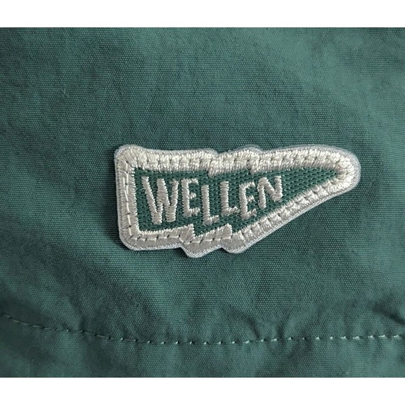 Wellen Wind Shell Rain Jacket Men's Size Large Deep Sea Green Huckberry Coat - Picture 3 of 10